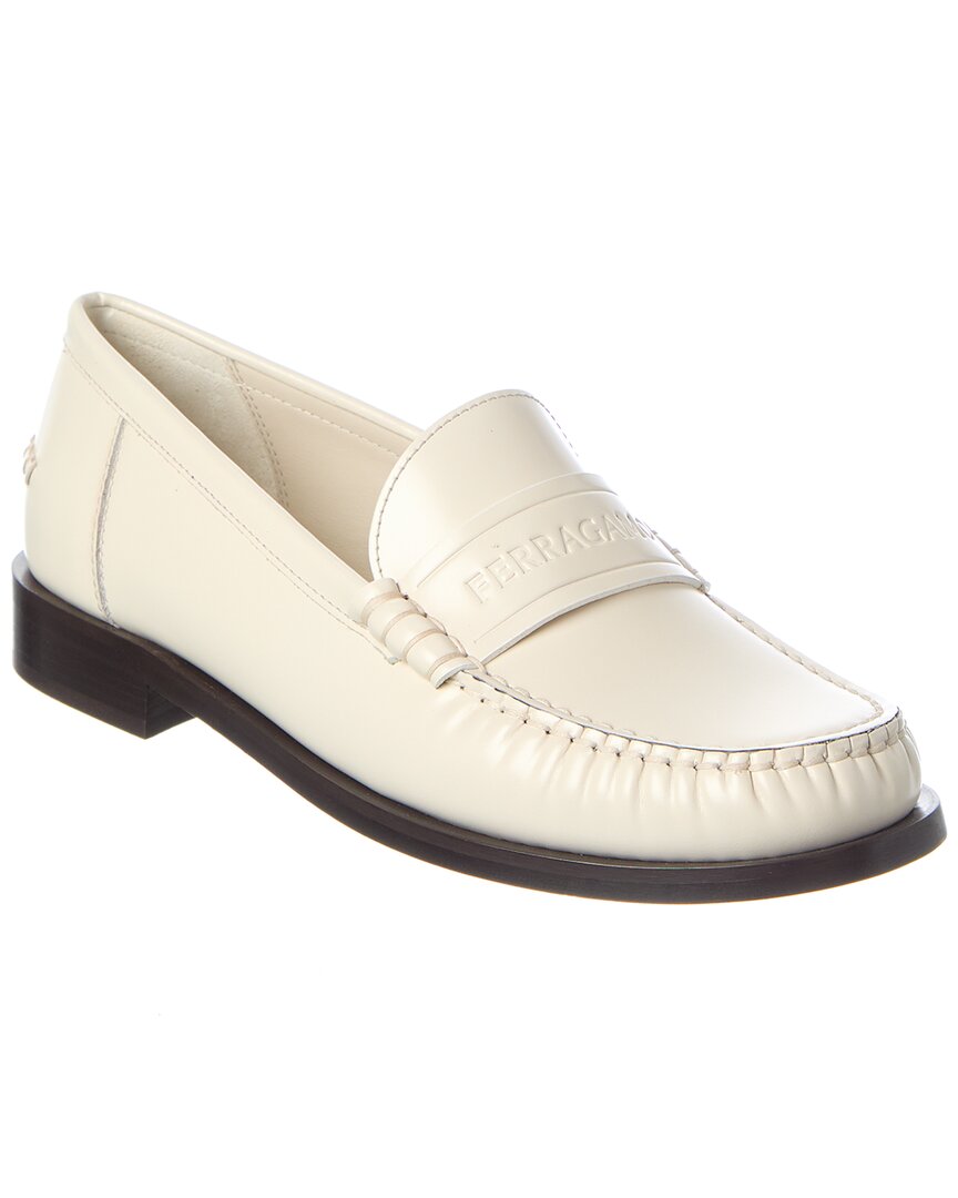 Ferragamo Irina Leather Loafer In Multi