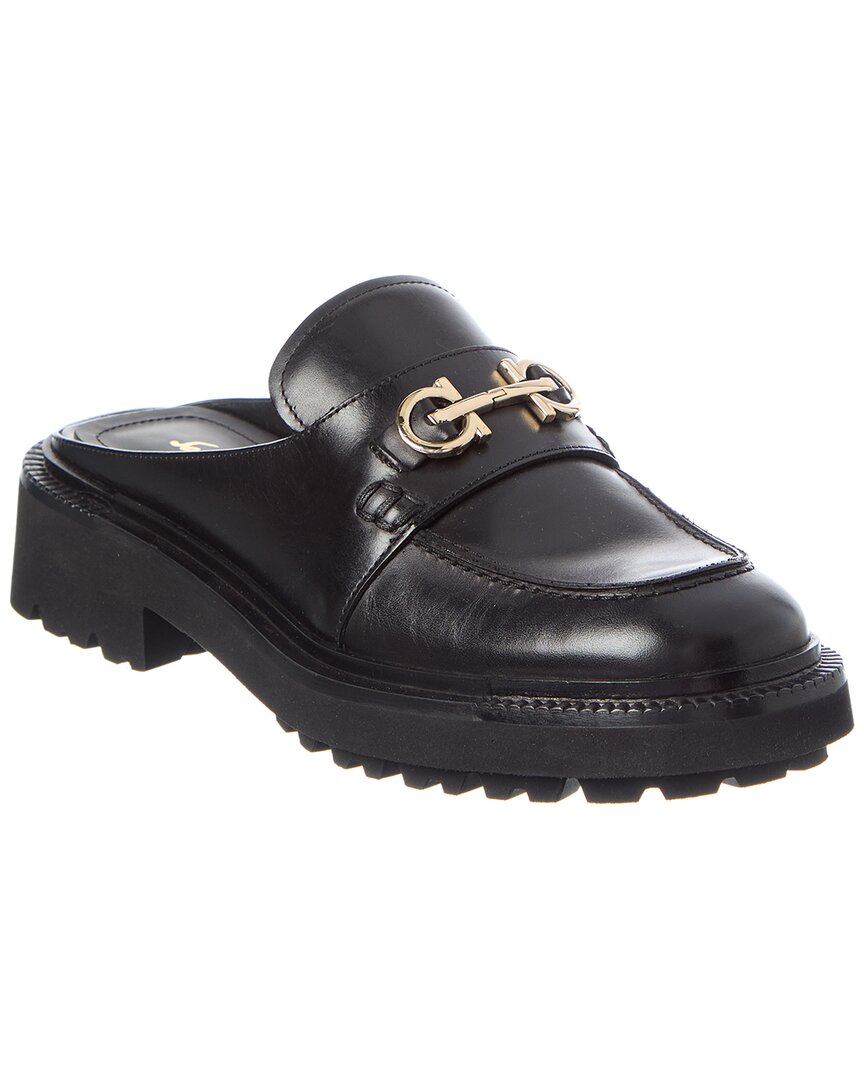 Ferragamo Salvatore  Leather Pump In Black