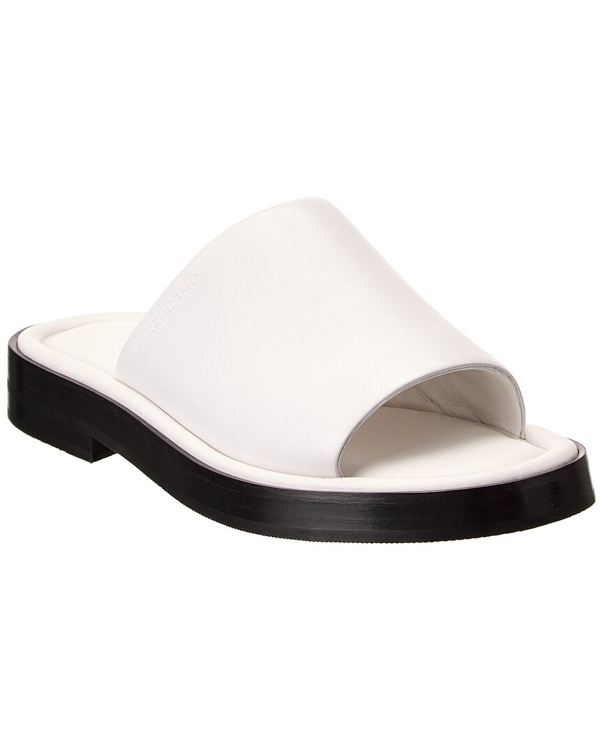 FERRAGAMO FERRAGAMO GIUNONE LEATHER SANDAL