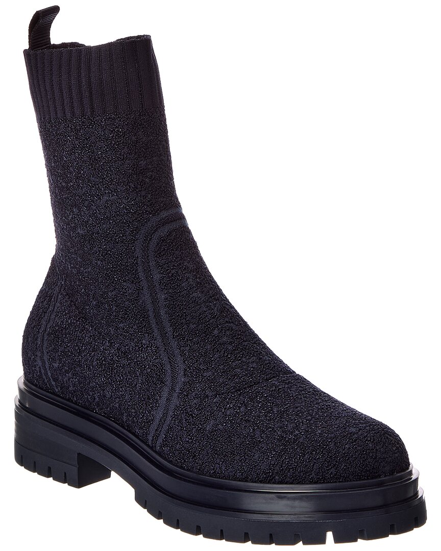 Gianvito Rossi Torrance 20 Boucle Boot In Blue