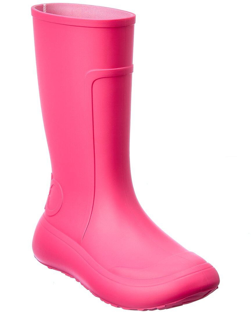 Ferragamo Rubber Rainboot In Pink