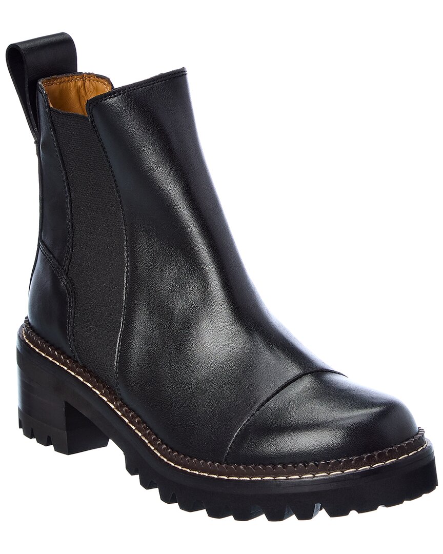 SEE BY CHLOÉ SEE BY CHLOÉ MALLORY LEATHER CHELSEA BOOT