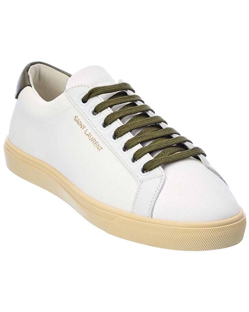 Saint Laurent Andy Low Top Sneaker In White