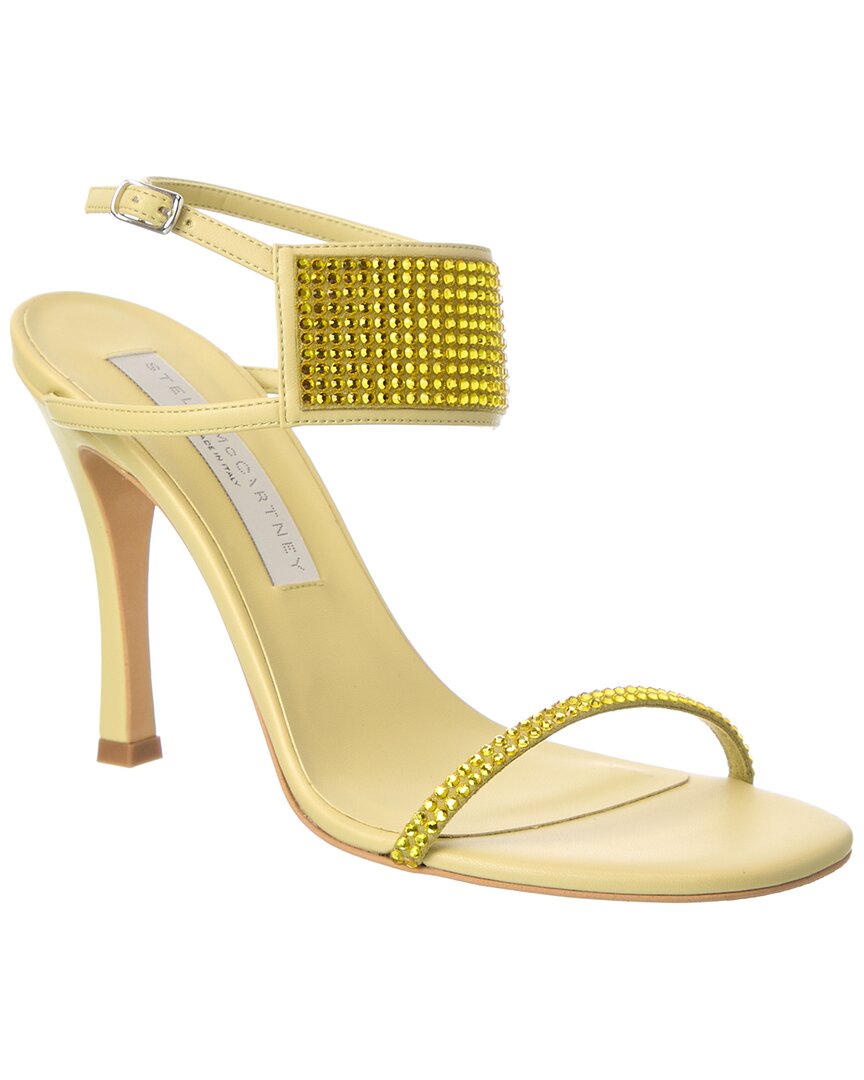 Stella Mccartney Embellished Sandal In Yellow