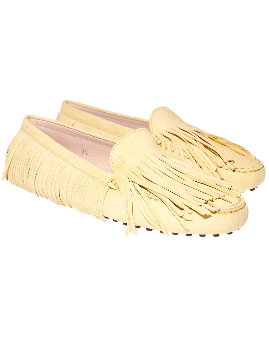 Tod's Loafers In Yellow