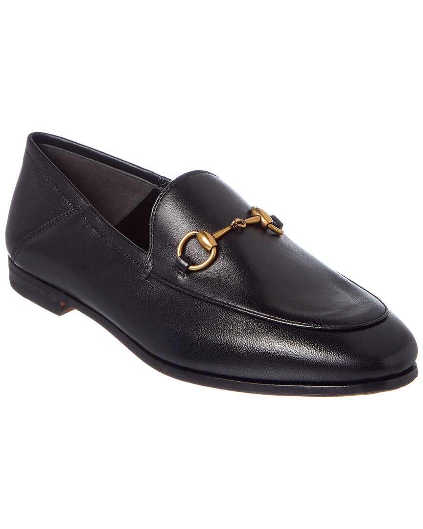 Gucci Brixton Horsebit Leather Loafer In Black