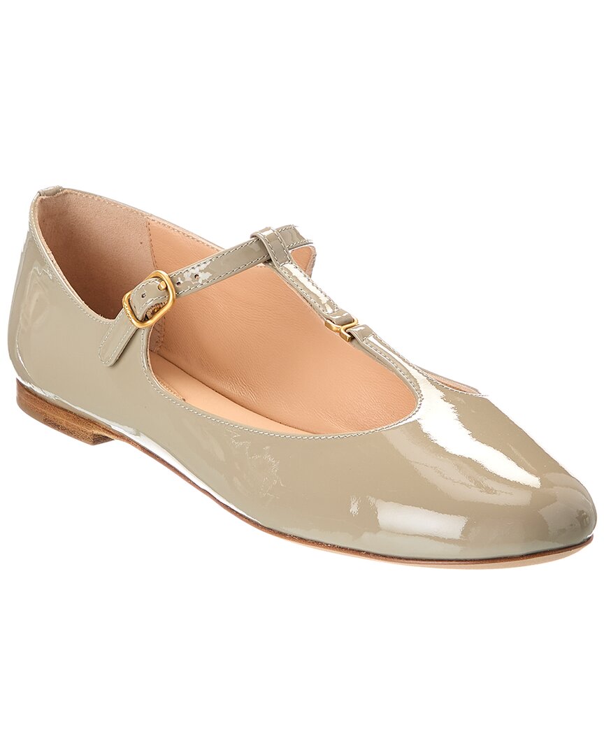 Chloé Marcie Patent Ballet Flat In Gray