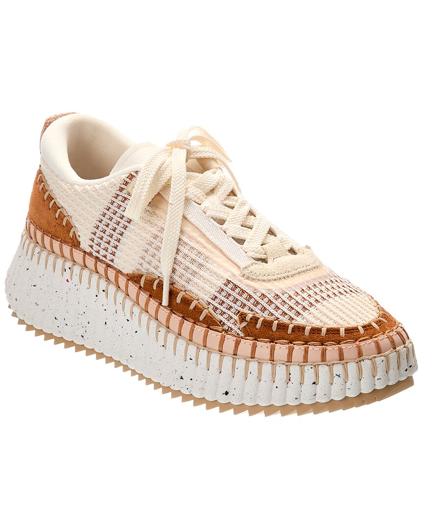 Chloé Nama Sneaker In Brown