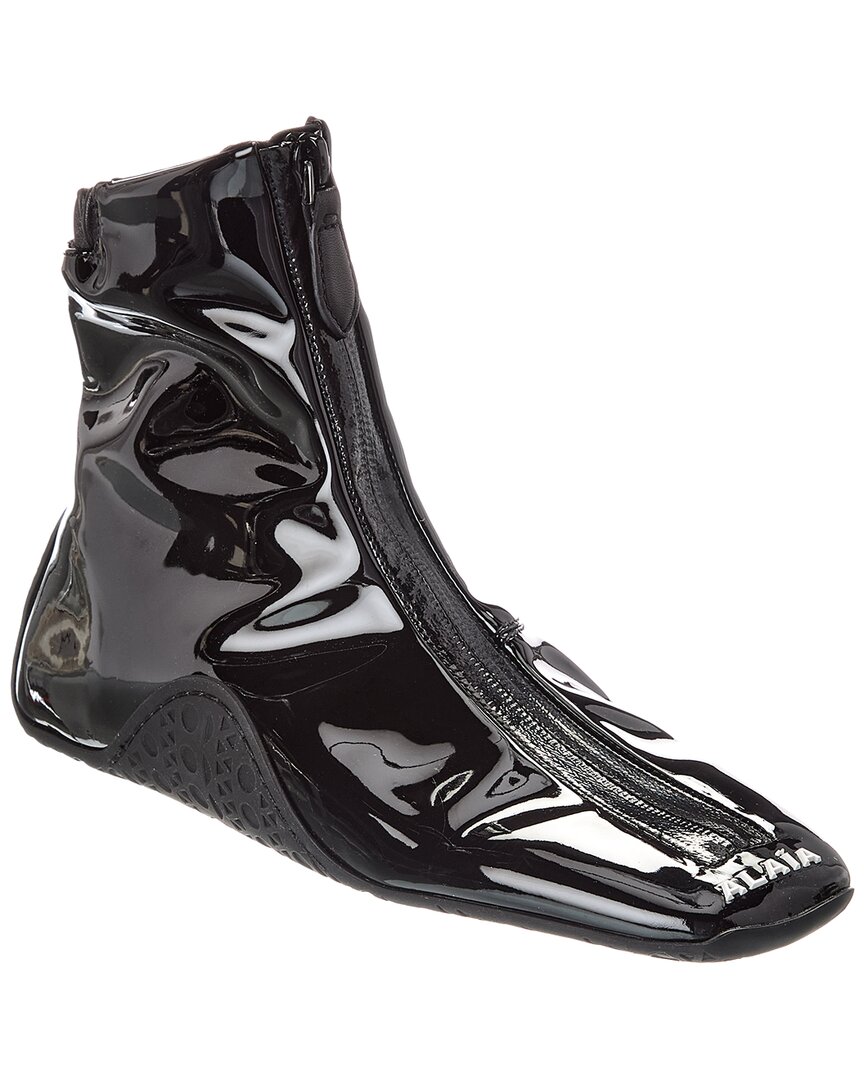 Alaïa Alaia Black Sneaker In Coated Stretch Fabric Women In Black