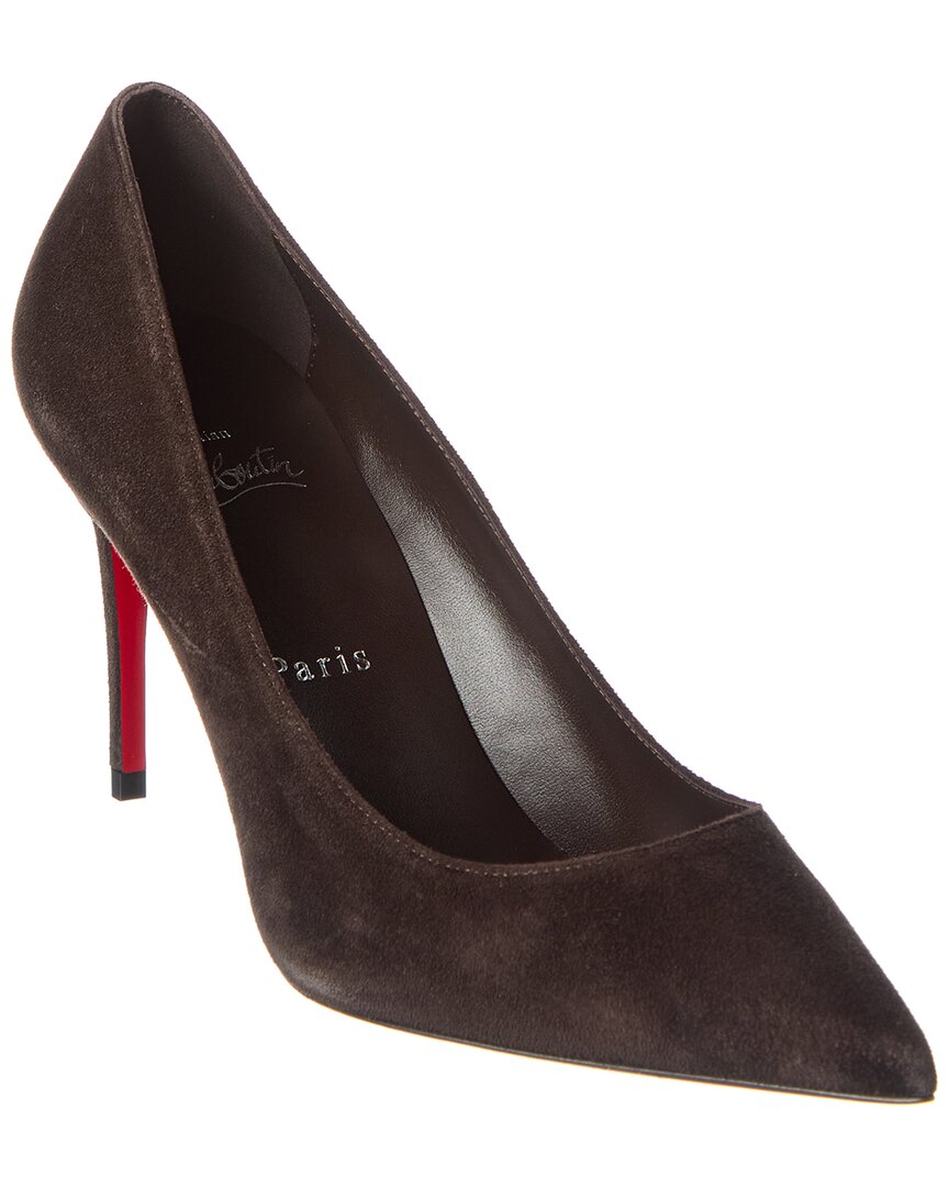 Christian Louboutin Kate 85 Suede Pump In Animal Print