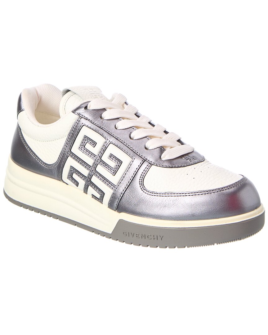 Givenchy G4 Leather Sneaker In Gray