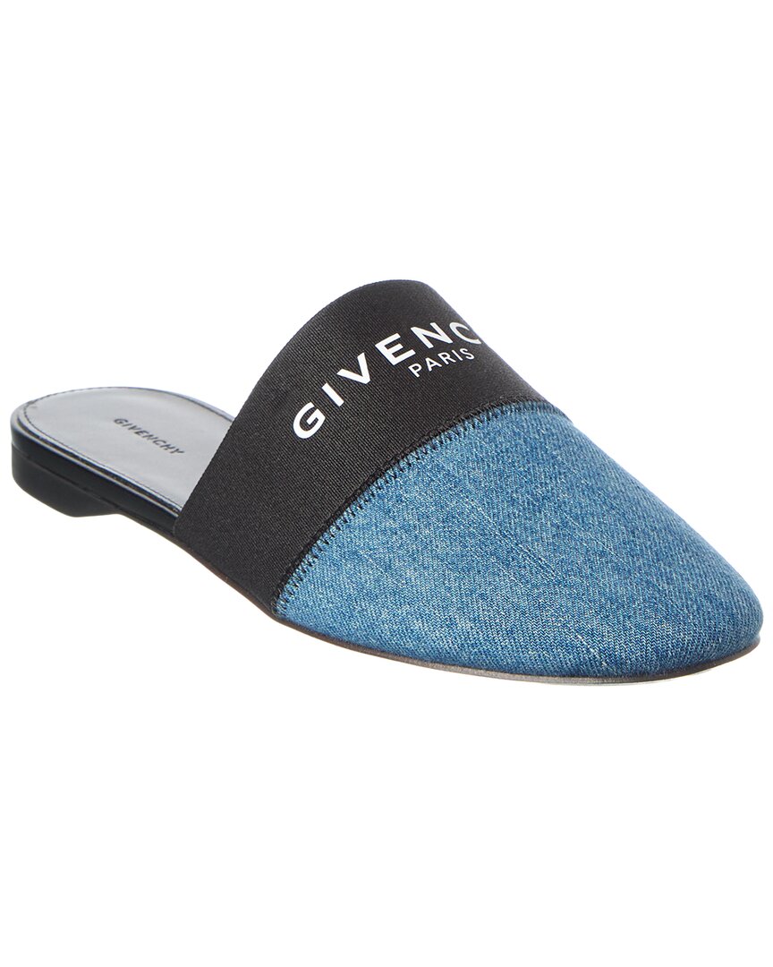 Givenchy Bedford Denim Mule In Blue