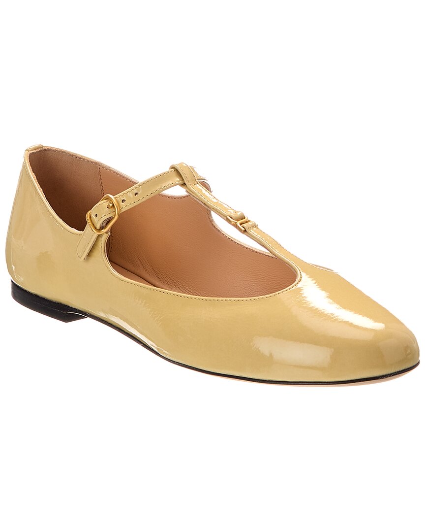 Chloé Marcie Patent Ballerina Flat In Gold
