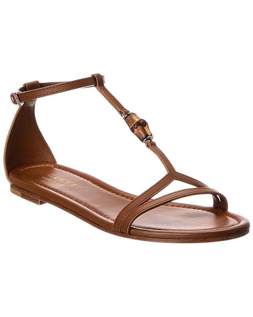 Gucci Bamboo Leather Sandal