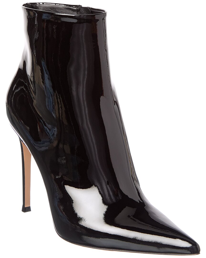 Gianvito Rossi Avril 105 Patent Bootie In Black