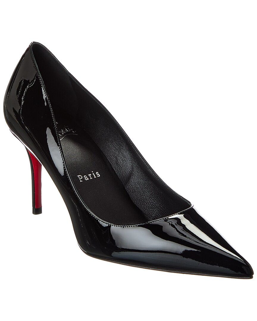 Christian Louboutin Miss Z 80 Patent Pump In Black