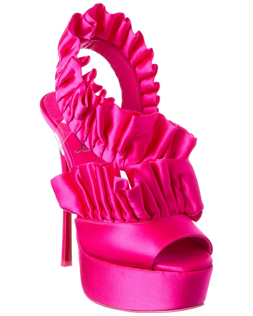 Christian Louboutin Leather Pump In Pink