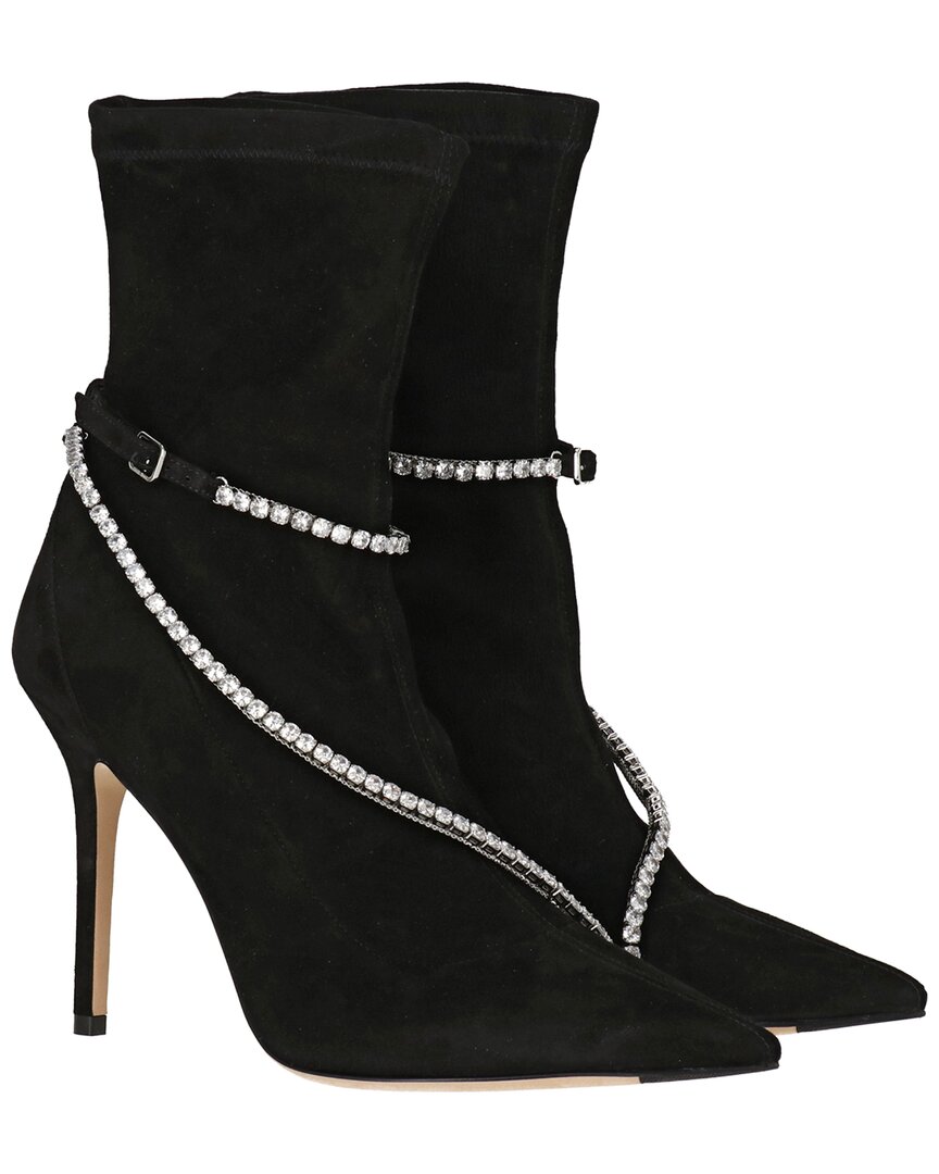 Jimmy Choo Talika Str 100 Suede Bootie In Multi