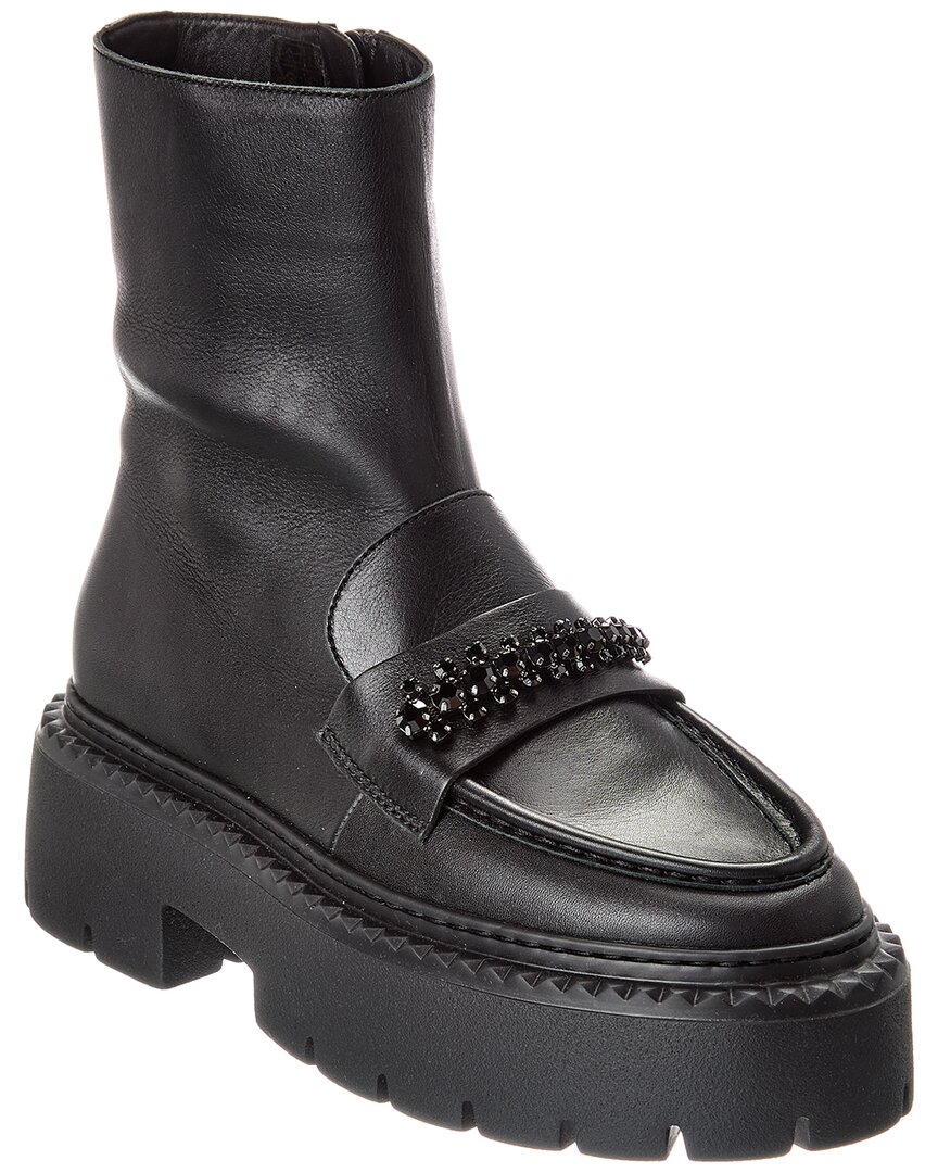 Jimmy Choo Bryer Leather Boot In Black