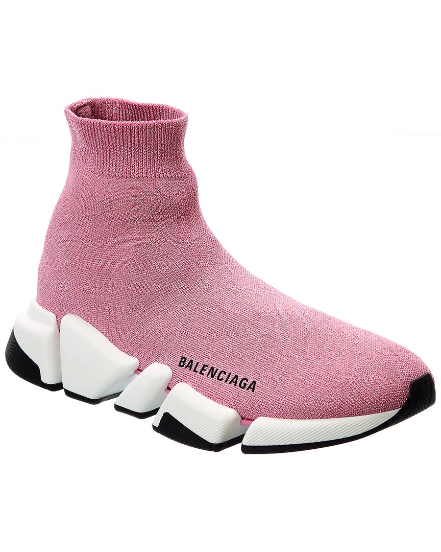 Shop Balenciaga Speed 2.0 Sock Sneaker In Pink