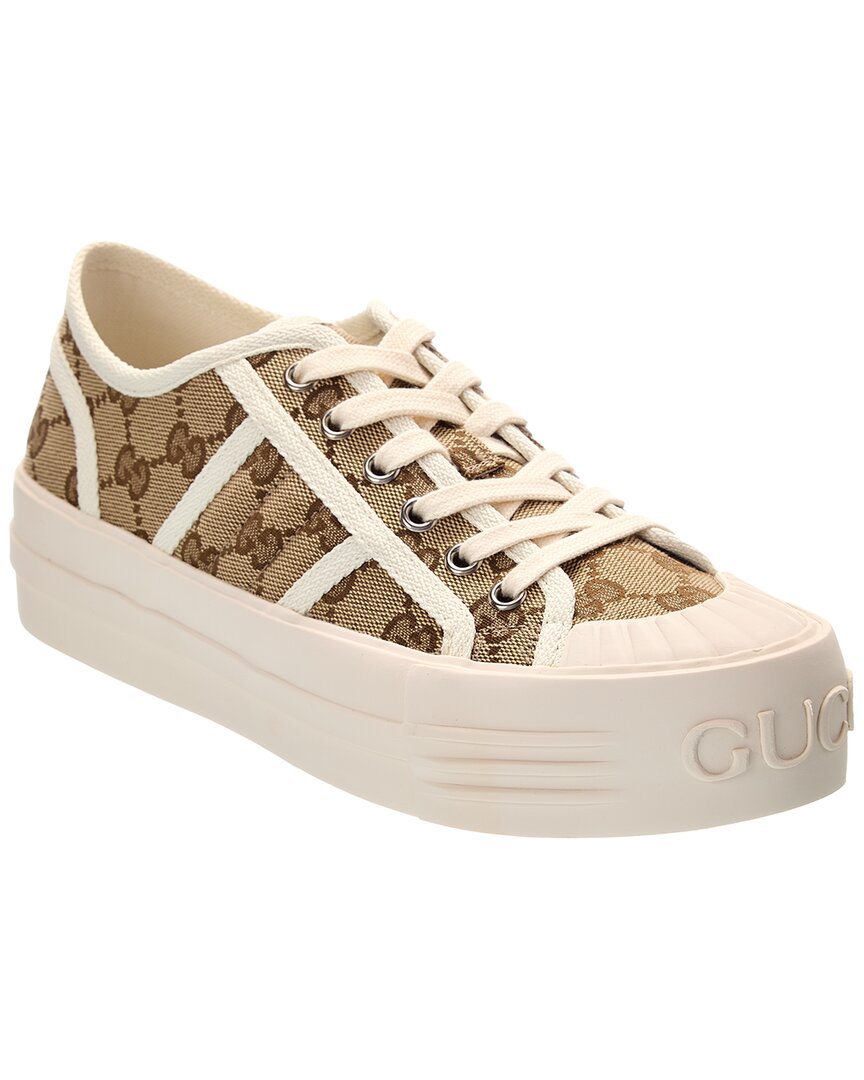 Gucci Chunky Gg Canvas Sneaker In Animal Print