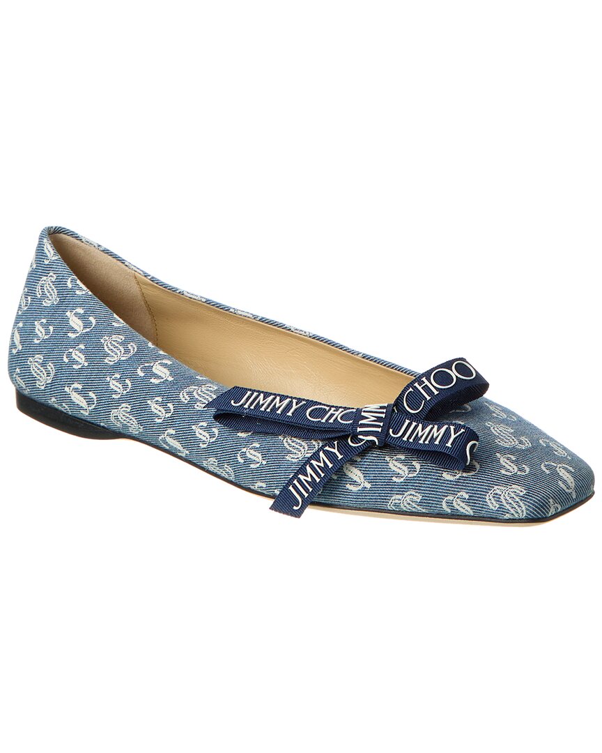 Tory Burch Womens Blue Slip On Denim Flats Shoes Size 6.5 | eBay