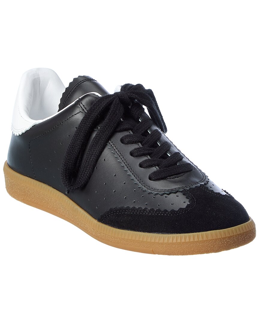 Isabel Marant Bryce Low-top Leather Sneakers In Black