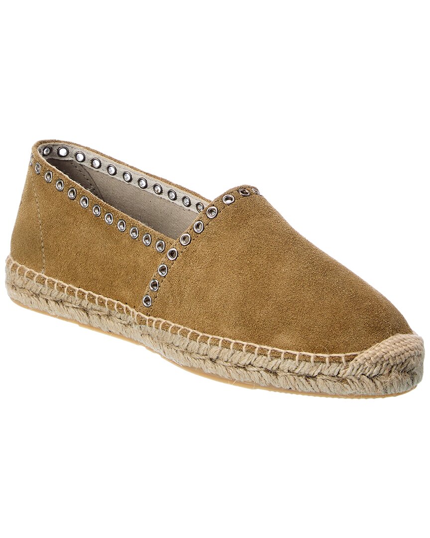 Isabel Marant Canae Suede Espadrille In Brown