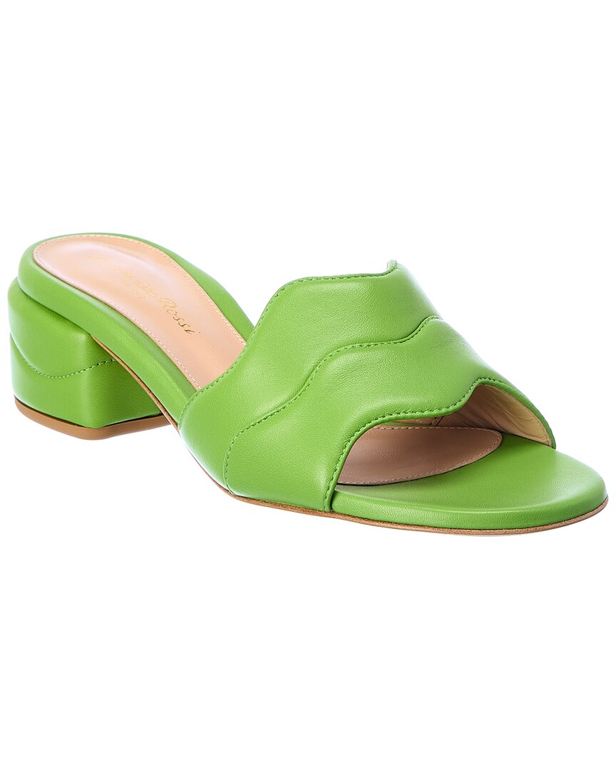 Gianvito Rossi 45 Leather Sandal In Black