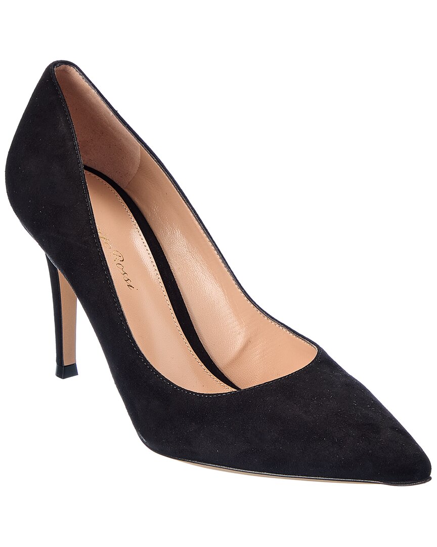 Gianvito Rossi Gianvito 70 Suede Leather Pumps In Black