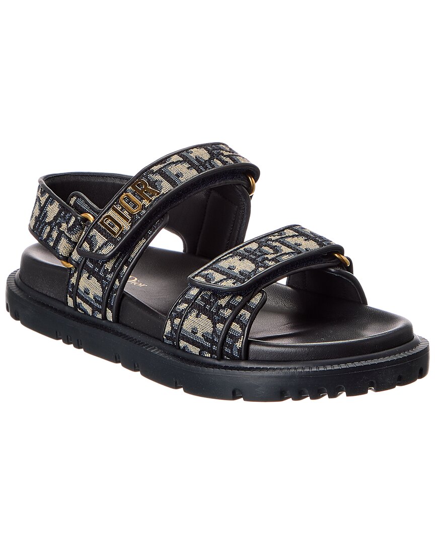 Dior Act Open-toed Sandals In Black