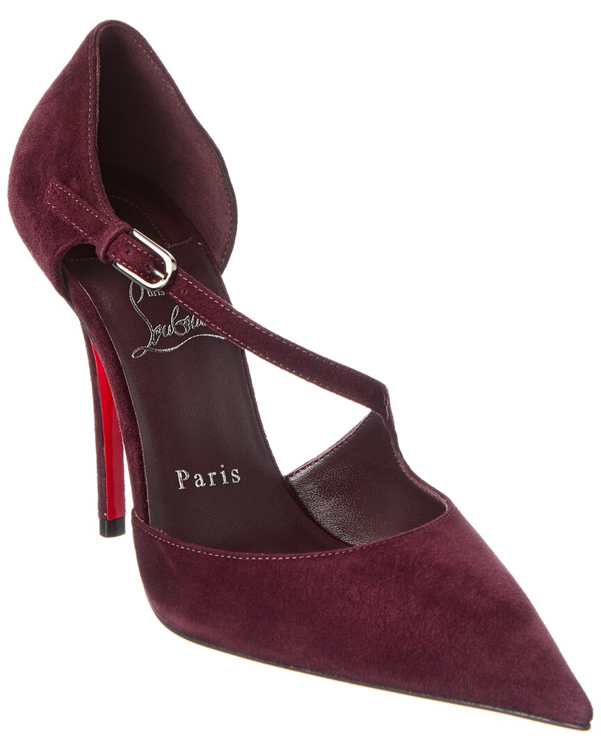 CHRISTIAN LOUBOUTIN CHRISTIAN LOUBOUTIN MISS ZIGGYTA 100 SUEDE PUMP