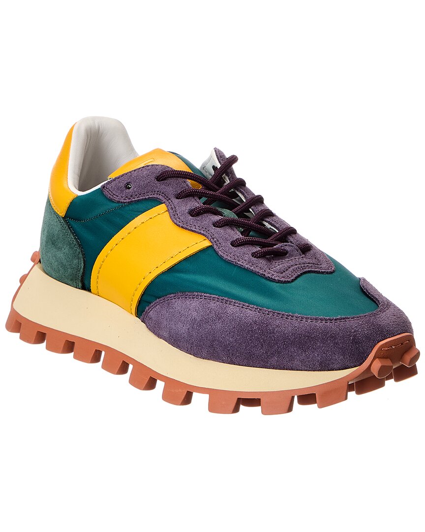 Tod's Sports Run Suede Sneaker In Purple