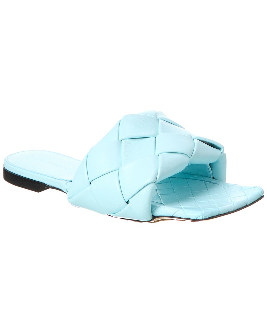 Shop Bottega Veneta The Lido Intrecciato Leather Sandal