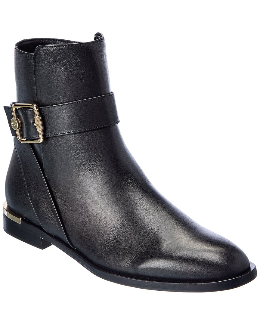 Jimmy Choo Clarice Leather Bootie In Black | ModeSens