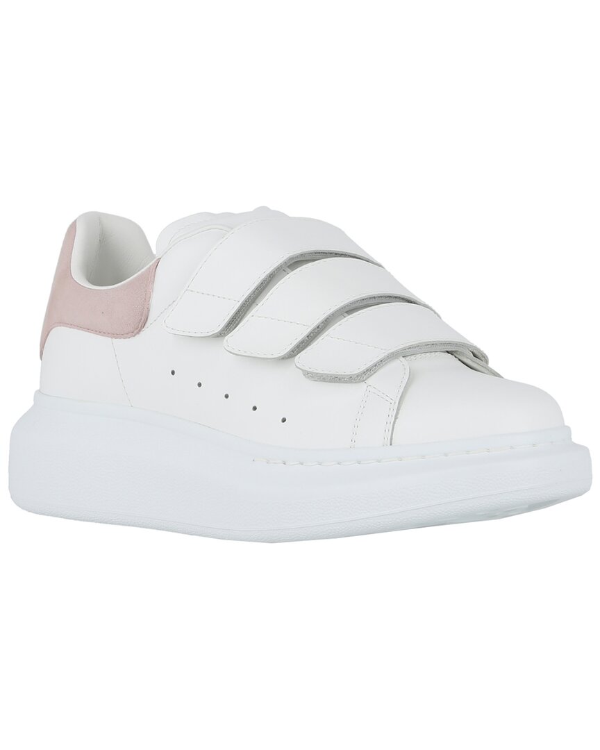 Alexander Mcqueen Oversize Touch-strap Sneakers In White