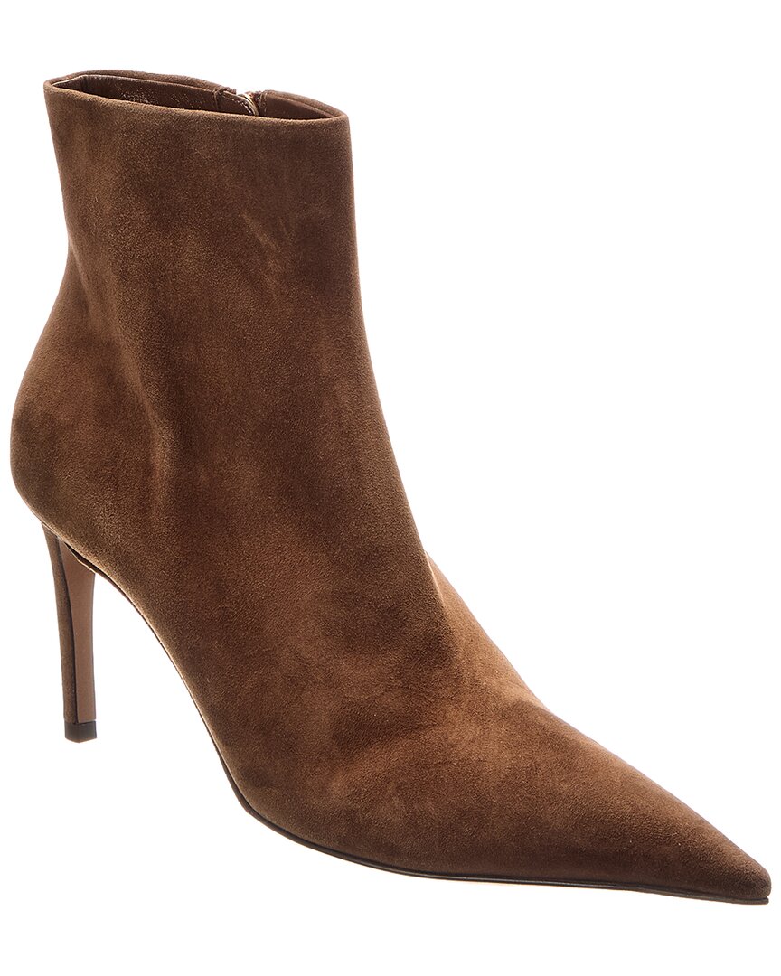 Dolce & Gabbana Devotion Suede Boot In Brown