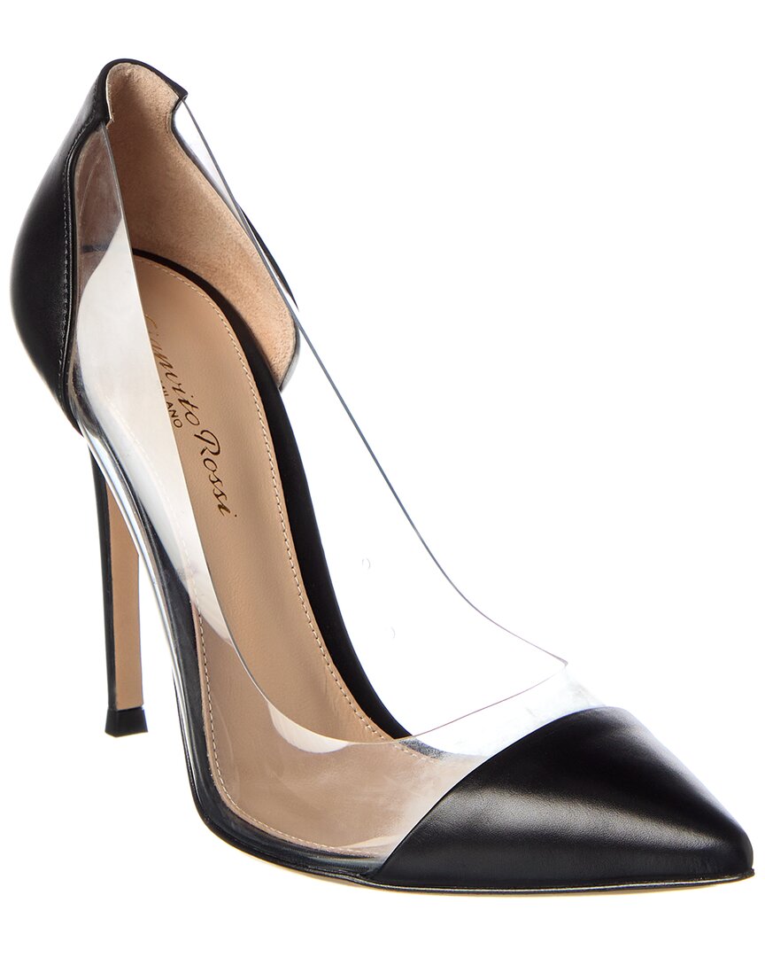 Gianvito Rossi Plexi Pumps In Black