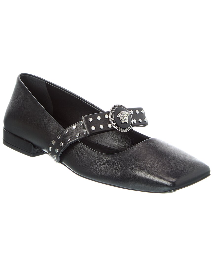 Versace Gianni Ribbon Studded Baller In Multi