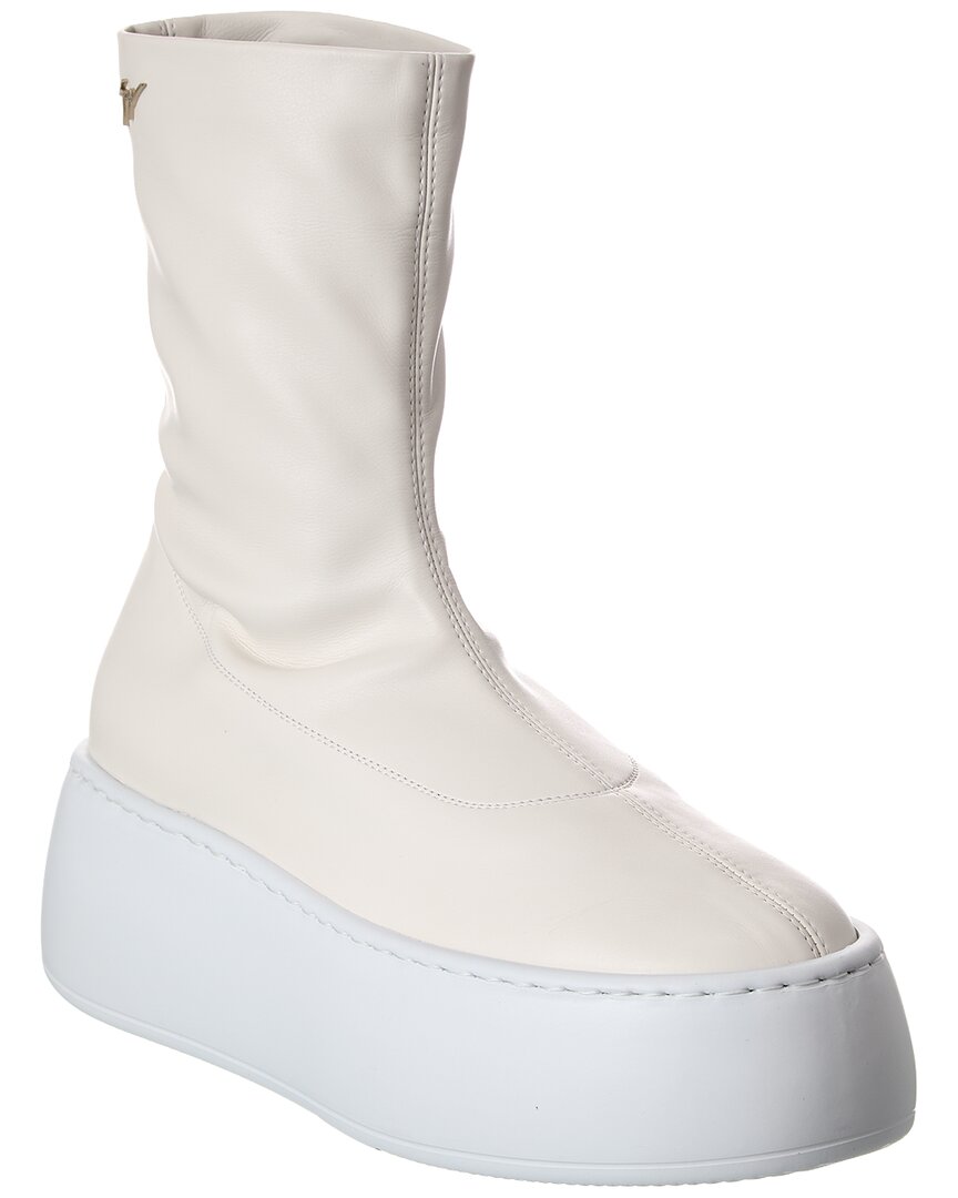 Giuseppe Zanotti Alma Leather Platform Boot In Multi