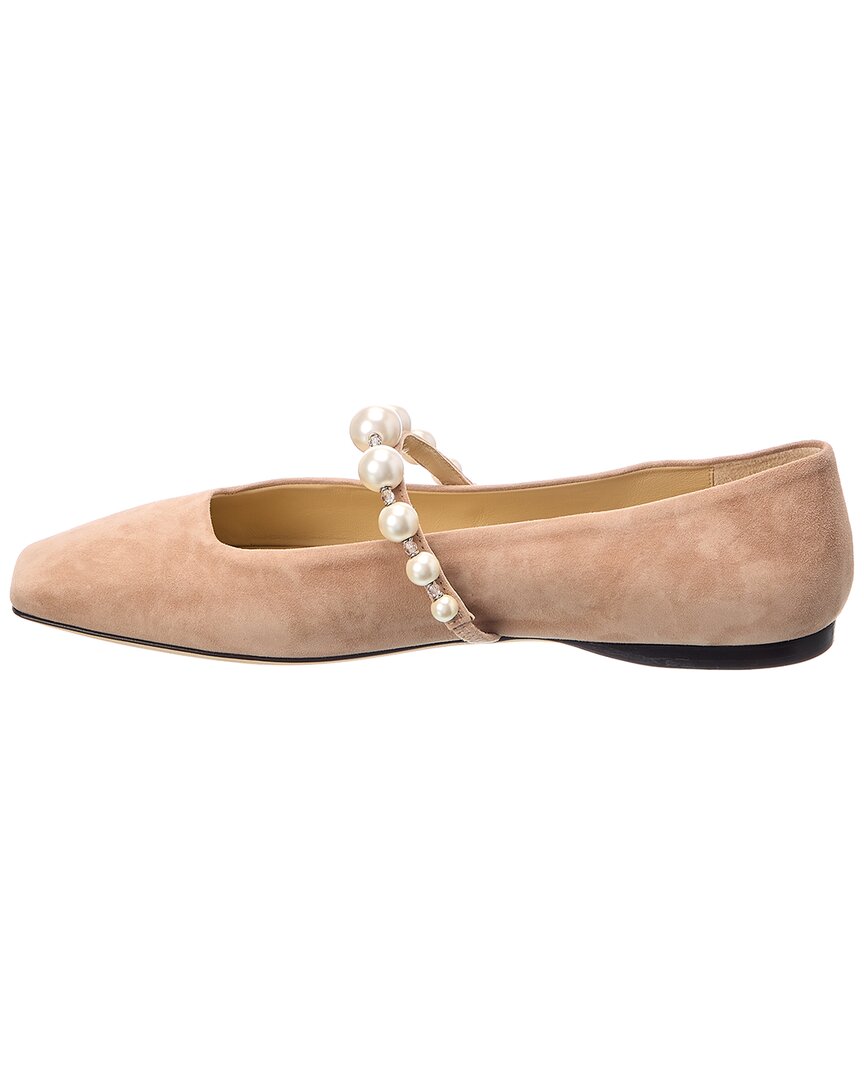 Jimmy Choo Ade Suede Flat Women's Pink 36 | eBay