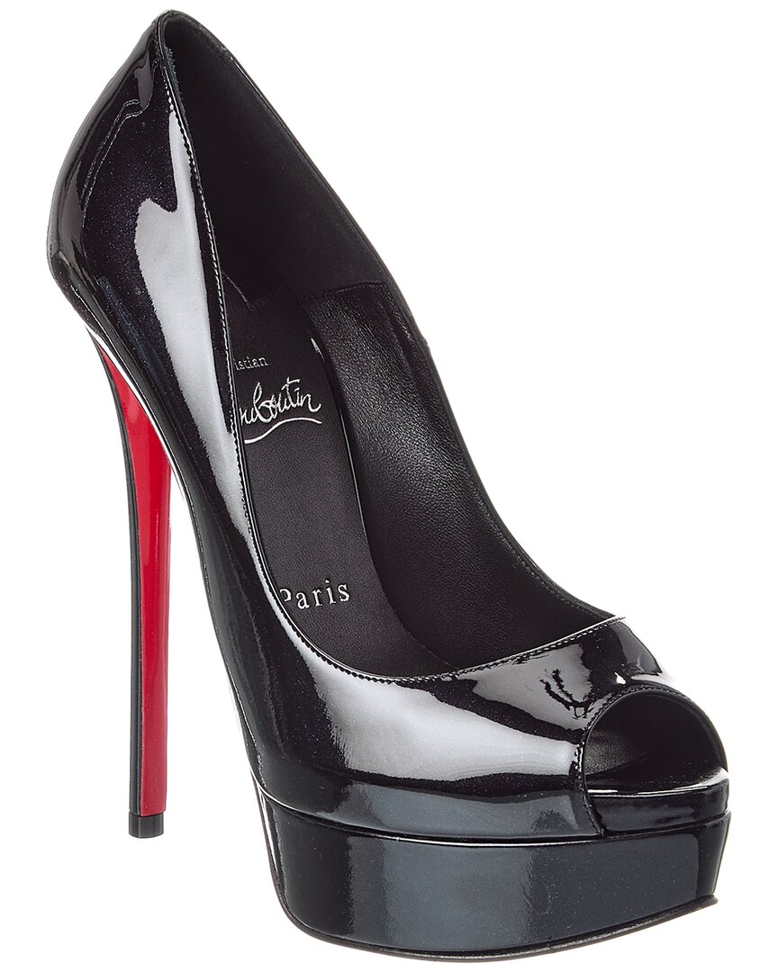 Christian Louboutin Lady Z 160 Patent Pump In Black