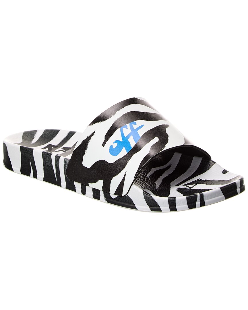 Offwhite ™ Printed Rubber Pool Slide In Black ModeSens