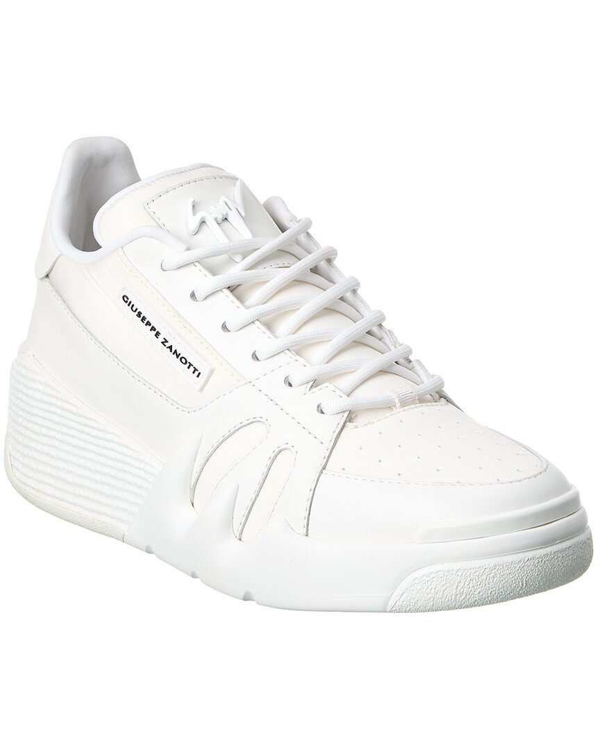 Giuseppe Zanotti Talon Smooth Leather Trainers In White