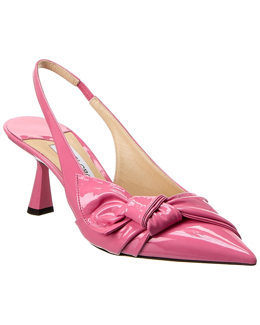 Jimmy Choo Elinor Sb 65 Pointed-toe Slingback Pumps In Pink Patent Leather In Pink