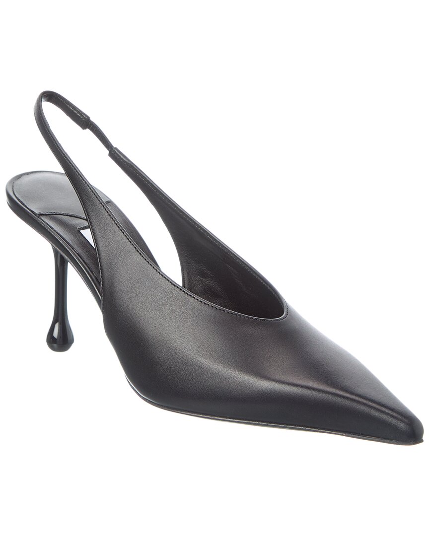 Jimmy Choo Isa 80 Leather Slingback Pump
