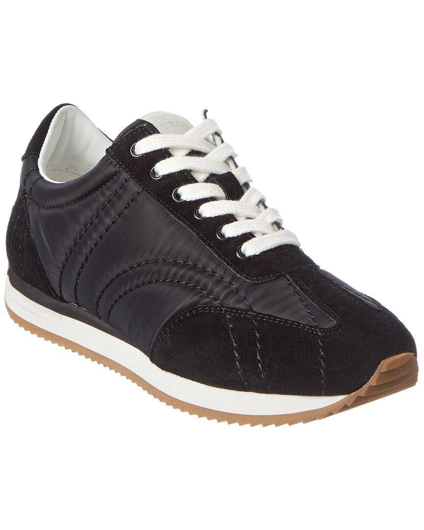 Totême Toteme Sport Nylon & Suede Sneaker In Black