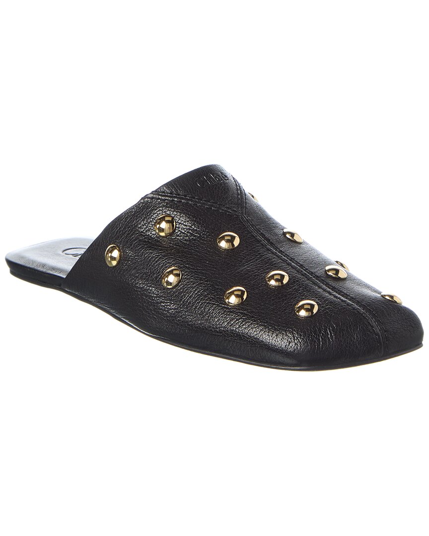 Chloé Rita Leather Mule In Black