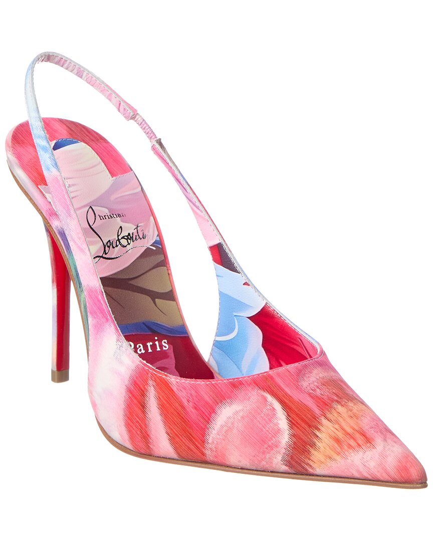 Christian Louboutin Miss Z Canvas Slingback Pump Women display picture 3