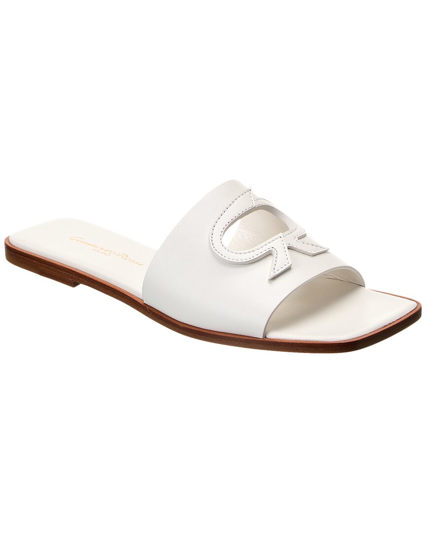 Gianvito Rossi Woman Sandals White Size 11 Calfskin In White